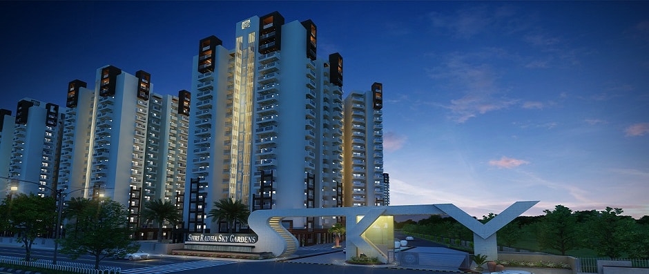 2 bhk+Pooja room Apartment available for Rent in Sky Garden