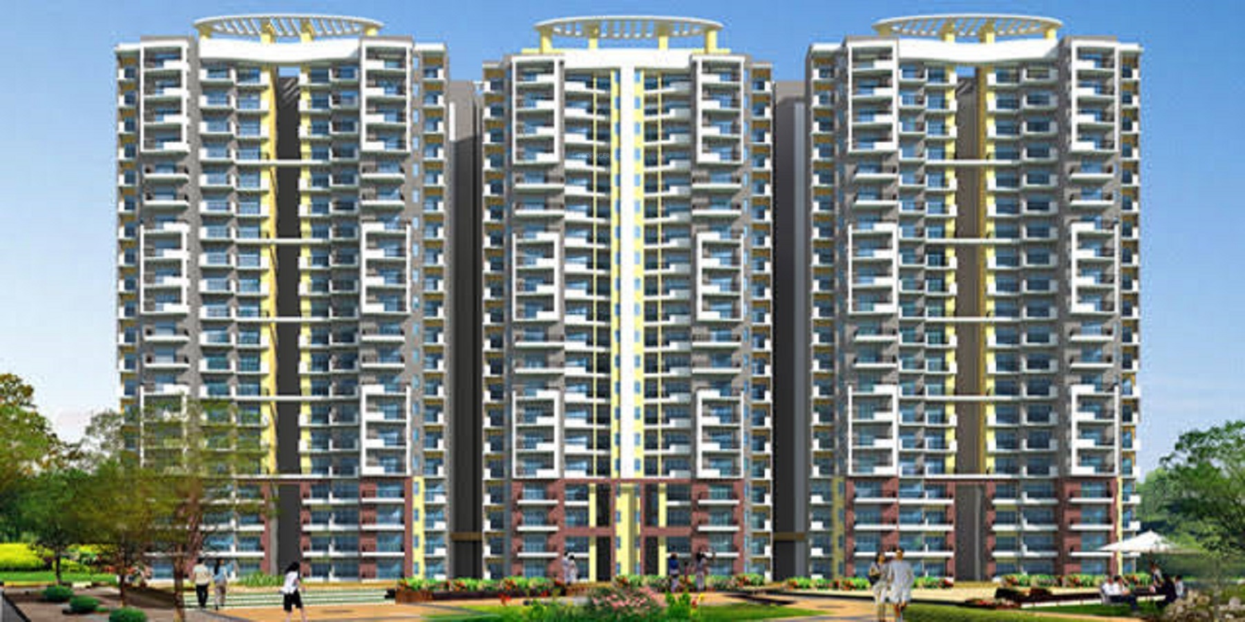 2 bhk+ Study apartment available for sale in Antriksh Golf View 1 in Sector-78 Noida