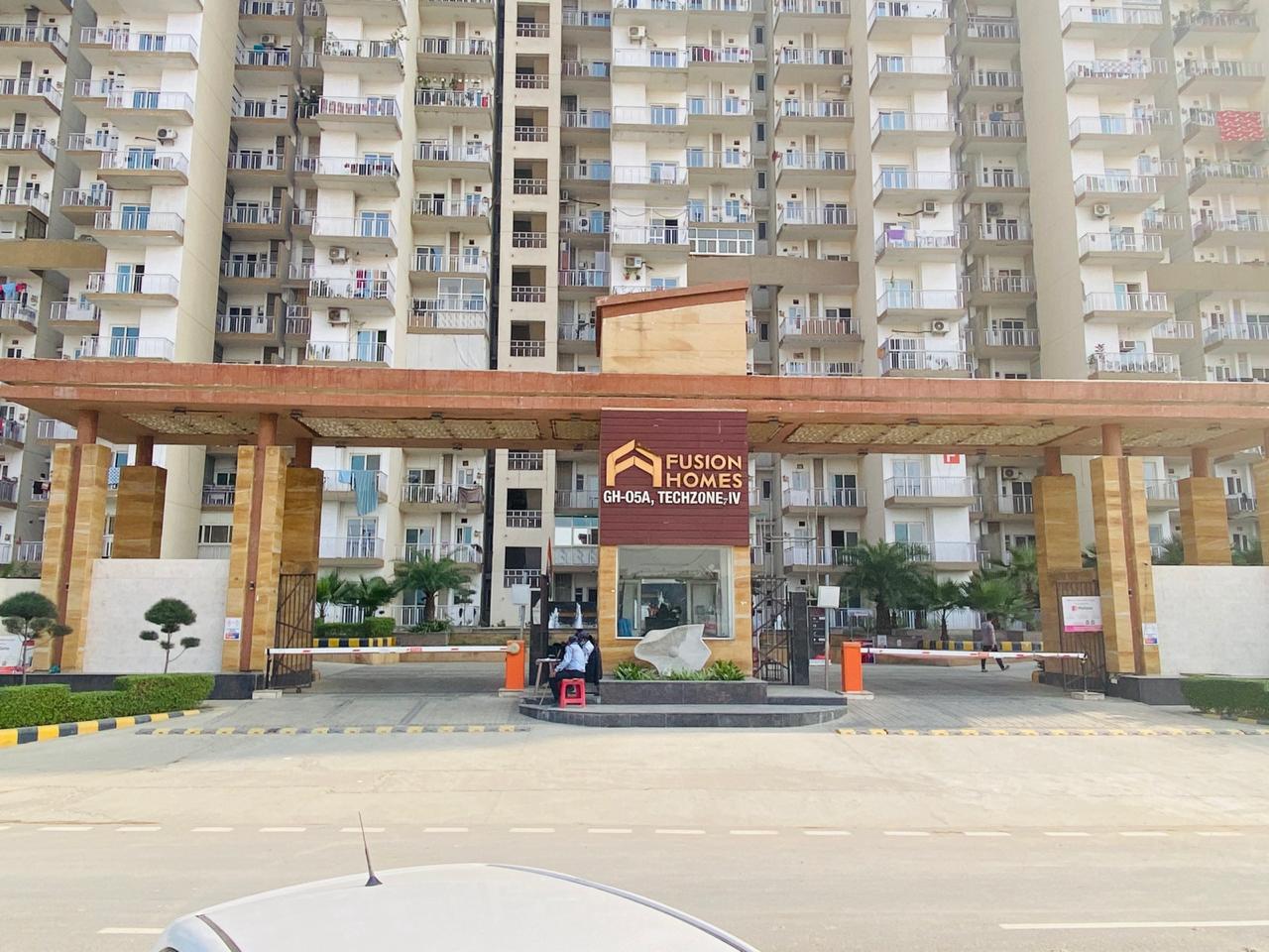 2 Bhk + store  apartment available for sale in Fusion Homes in Tech Zone-4  Noida Extension