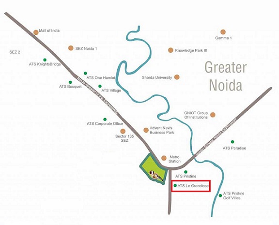 3 bhk  luxury Apartment Available for sale in ATS Le Grandiose in Sec-150 Noida