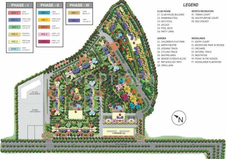 2 bhk apartment available for sale in Mahagun My Woods in Sector-16-B Noida Extension — Master plan