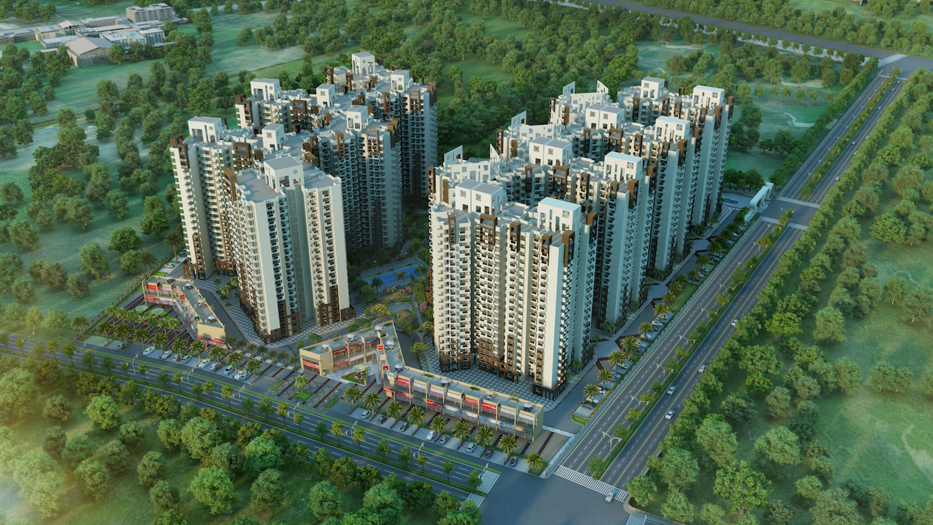 2 bhk+Pooja room Apartment available for Rent in Sky Garden